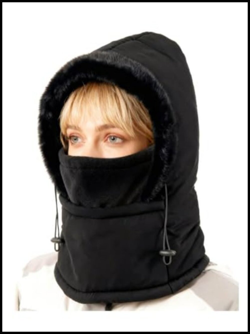 Fleece Balaclava Ski Mask Windproof Face Cover Neck Warmer Winter